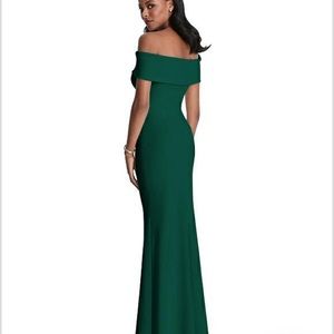 Hunter green gown/prom dress/bridesmaid